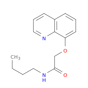 Acetamide, N-butyl-2-(8-quinolinyloxy)-