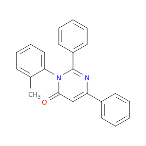 4(3H)-Pyrimidinone, 3-(2-methylphenyl)-2,6-diphenyl-