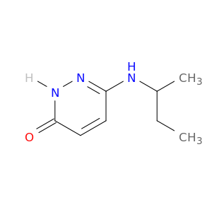 3(2H)-Pyridazinone, 6-[(1-methylpropyl)amino]-