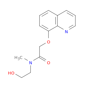 Acetamide, N-(2-hydroxyethyl)-N-methyl-2-(8-quinolinyloxy)-
