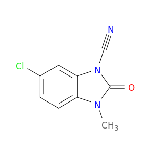 1H-Benzimidazole-1-carbonitrile, 6-chloro-2,3-dihydro-3-methyl-2-oxo-