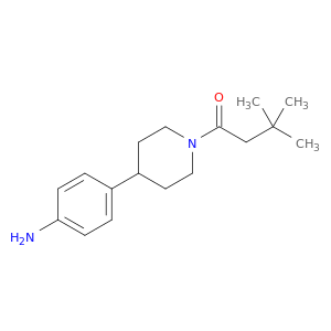 1-Butanone,1-[4-(4-aminophenyl)-1-piperidinyl]-3,3-dimethyl-