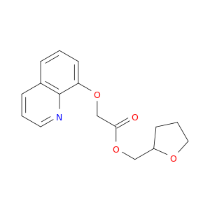 Acetic acid, (8-quinolinyloxy)-, (tetrahydro-2-furanyl)methyl ester