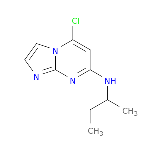 Imidazo[1,2-a]pyrimidin-7-amine, 5-chloro-N-(1-methylpropyl)-