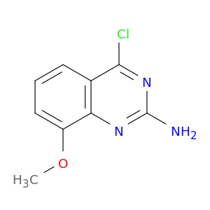 4-氯-8-甲氧基-2-喹唑啉胺