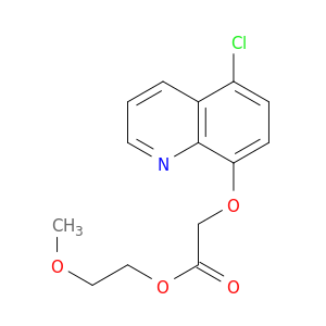 Acetic acid, [(5-chloro-8-quinolinyl)oxy]-, 2-methoxyethyl ester