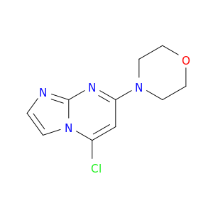 Imidazo[1,2-a]pyrimidine, 5-chloro-7-(4-morpholinyl)-