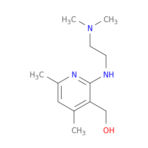 3-Pyridinemethanol, 2-[[2-(dimethylamino)ethyl]amino]-4,6-dimethyl-