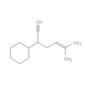 Cyclohexane, (1-ethynyl-4-methyl-3-pentenyl)-