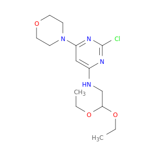 4-Pyrimidinamine, 2-chloro-N-(2,2-diethoxyethyl)-6-(4-morpholinyl)-