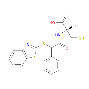 L-Cysteine, N-[(2-benzothiazolylthio)phenylacetyl]-