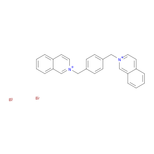 Isoquinolinium, 2,2'-[1,4-phenylenebis(methylene)]bis-, dibromide