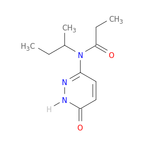 Propanamide, N-(1,6-dihydro-6-oxo-3-pyridazinyl)-N-(1-methylpropyl)-