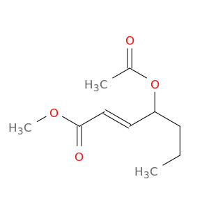 2-Heptenoic acid, 4-(acetyloxy)-, methyl ester, (E)-