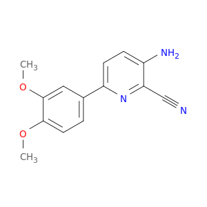 2-Pyridinecarbonitrile, 3-amino-6-(3,4-dimethoxyphenyl)-
