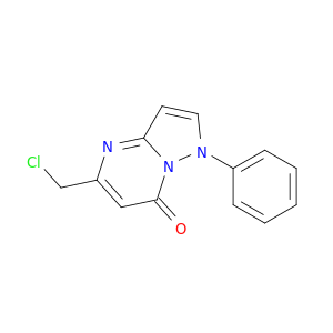 Pyrazolo[1,5-a]pyrimidin-7(1H)-one, 5-(chloromethyl)-1-phenyl-