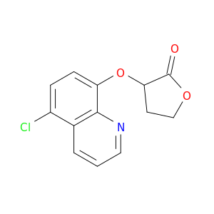 2(3H)-Furanone, 3-[(5-chloro-8-quinolinyl)oxy]dihydro-