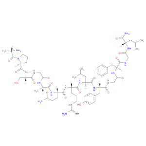 L-Leucinamide, L-alanyl-L-prolyl-L-serylglycyl-L-alanyl-L-glutaminyl-L-arginyl-L-leucyl-L-tyrosylglycyl-L-phenylalanylglycyl-