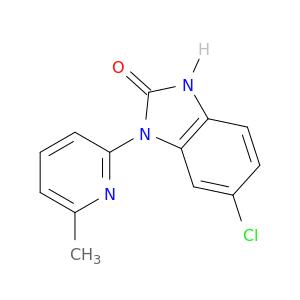 2H-Benzimidazol-2-one, 6-chloro-1,3-dihydro-1-(6-methyl-2-pyridinyl)-