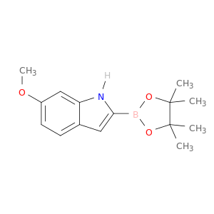 6-甲氧基-2-(4,4,5,5-四甲基-1,3,2-二氧硼杂环戊烷-2-基)-1H-吲哚