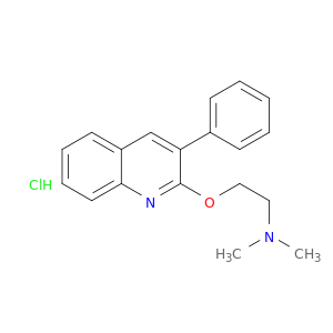Ethanamine, N,N-dimethyl-2-[(3-phenyl-2-quinolinyl)oxy]-, hydrochloride