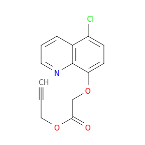 Acetic acid, [(5-chloro-8-quinolinyl)oxy]-, 2-propynyl ester