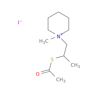 Piperidinium, 1-[2-(acetylthio)propyl]-1-methyl-, iodide