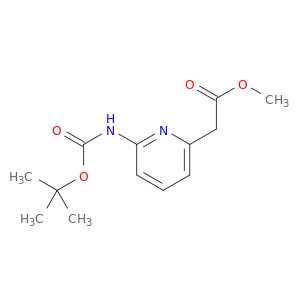 Methyl 2-(6-((tert-butoxycarbonyl)amino)pyridin-2-yl)acetate