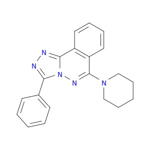 1,2,4-Triazolo[3,4-a]phthalazine, 3-phenyl-6-(1-piperidinyl)-