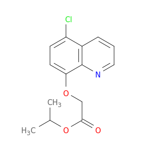 Acetic acid, [(5-chloro-8-quinolinyl)oxy]-, 1-methylethyl ester