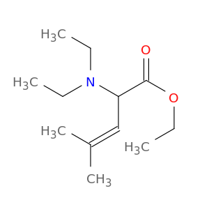 3-Pentenoic acid, 2-(diethylamino)-4-methyl-, ethyl ester