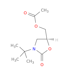 2-Oxazolidinone, 5-[(acetyloxy)methyl]-3-(1,1-dimethylethyl)-, (S)-