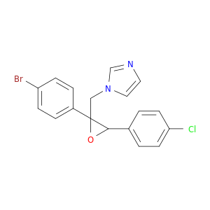 1H-Imidazole, 1-[[2-(4-bromophenyl)-3-(4-chlorophenyl)oxiranyl]methyl]-