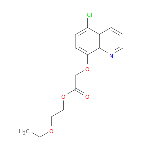 Acetic acid, [(5-chloro-8-quinolinyl)oxy]-, 2-ethoxyethyl ester